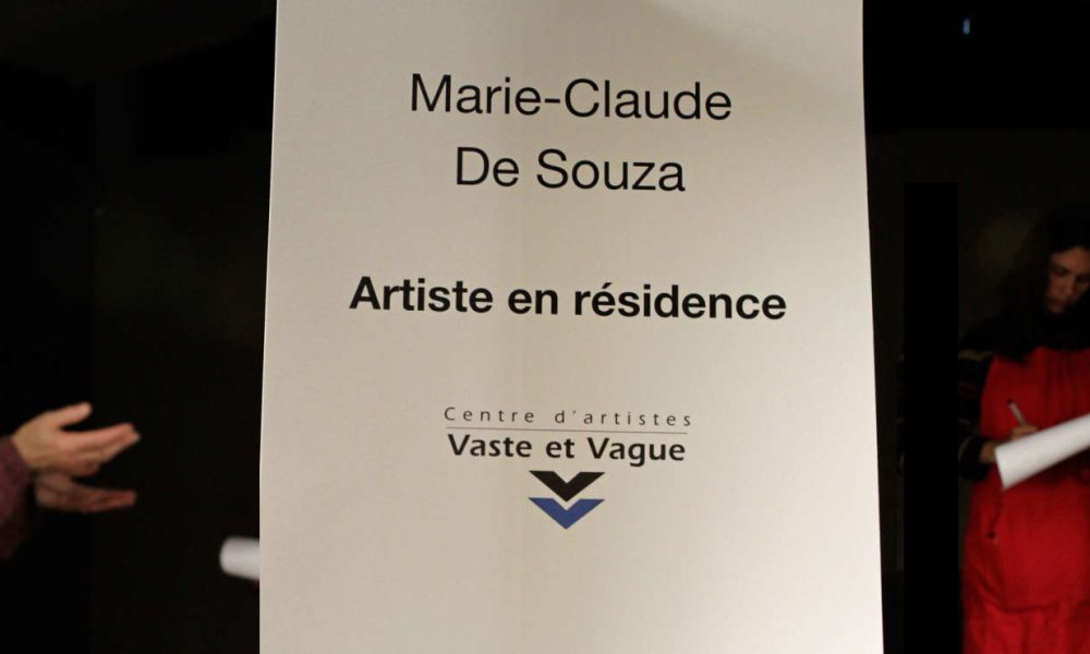 Marie-Claude De Souza résidence artistique Vaste et Vague oeuvre mélangeant toponymie et poésie