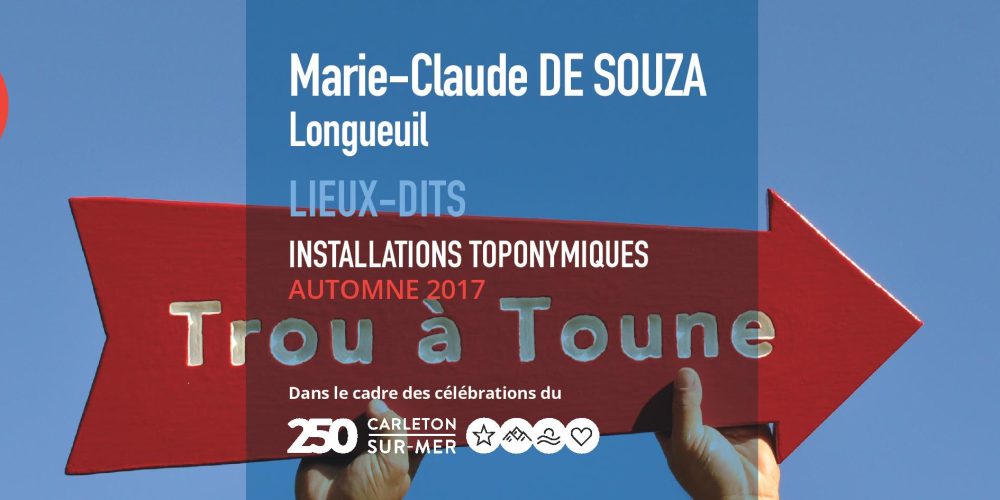 Communiqué : Deux oeuvres toponymiques permanentes pour le 250e de Carleton-sur-Mer