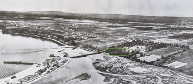 En vert, emplacement approximatif du Malakoff.
